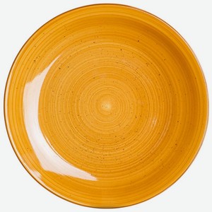 Тарелка Domenik Twist обеденная медовый 24,8см 1шт., 1 шт