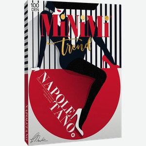 Колготки женские MINIMI Napoletano 100 den 3, теплые фантазийные, nero, Арт. Mini Napoletano 100