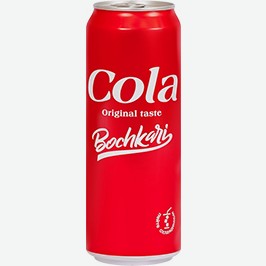 Газированный Напиток Бочкари, Кола, 0,45 Л