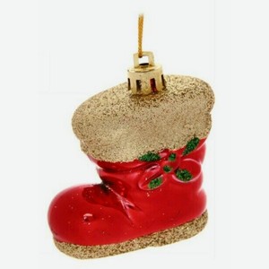 Игрушка елочная сапожок хх