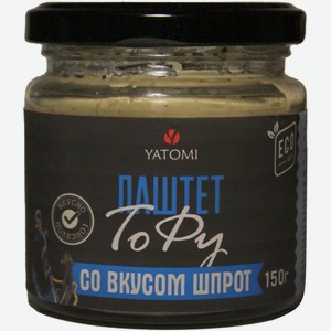 Паштет-тофу Yatomi со вкусом шпрот, 150г
