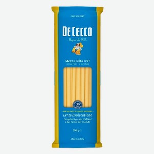 Макаронные изделия De Cecco Mezza Zita Мецца Зита №17 Италия, 500 г