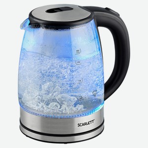 Чайник электрический Scarlett SC-EK27G70 1800 Вт стеклянный, 1,8 л