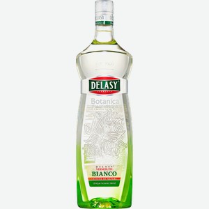 Вермут Деласи ботаникал херб белый сладкий 15% 1л