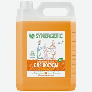 Гель для мытья посуды Synergetic Апельсин 5л, 1 шт