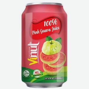 Сок Vinut Розовая гуава 100% 330мл, 330 мл