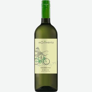 Вино Movimento Trebbiano Rubicone белое полусладкое 9.5% 750мл, 750 мл