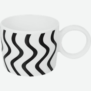 Кружка HOMECLUB Piano волна, фарфор, 370мл, Арт. PN256351