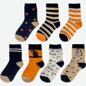 Носки детские INWIN Дино р. 14–22, Арт. BTS25BO-3, 7пар