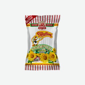 Семечки подсолнечные От Мартина белые с солью обжаренные 100 г