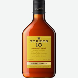 Бренди TORRES 10 Gran Reserva алк.38%, Испания, 0.2 L