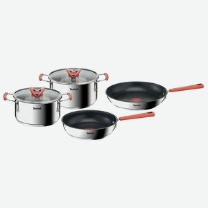 TEFAL Набор посуды Opti Space G720S604, 6 предметов