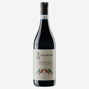 Вино G.D. Vajra Dolcetto d Alba красное сухое Италия, 0,75 л