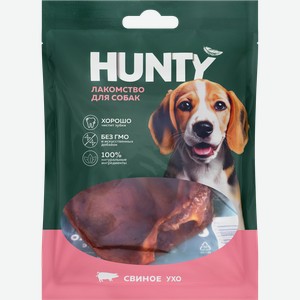 Лакомство для собак HUNTY Свиное ухо, 50г