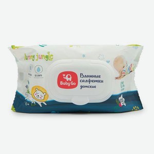 Влажные салфетки BabyGo Funny Jungle 120 шт.