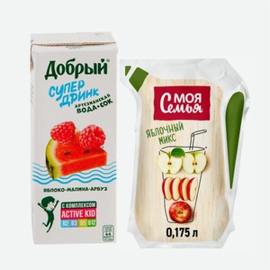 Напиток сокосодержащий  Добрый / Моя семья  в ассортименте 200мл