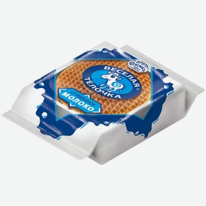 Вафли Веселая телочка со сгущённым молоком 150г