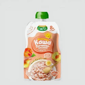 Каша молочная «Маленькое счастье» гречнево-рисовая + фрукты, 111 г