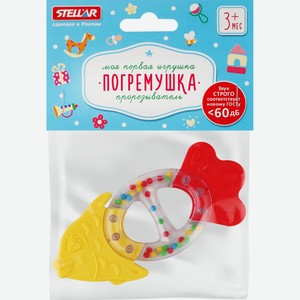 Прорезыватель STELLAR Бантик+Рыбка в ассортименте 01569 , 01573, Россия