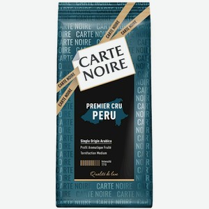 Кофе натуральный Carte Noire Премьер Крю Перу жареный в зёрнах, 200г