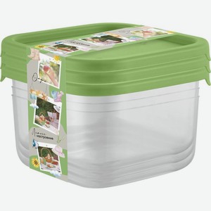 Набор контейнеров Sugar&Spice с крышками 400мл, 3шт