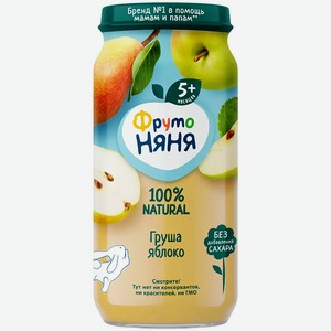 Пюре Фруто из груш и яблок 250г
