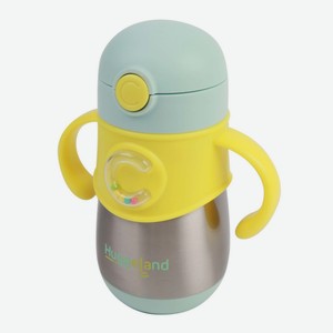 Термокружка Huggeland 240 мл с 12 мес., зеленая