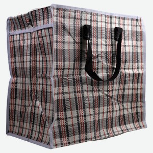 Сумка дорожная АШАН Красная птица клетчатая 70х25х45 см, 80 л