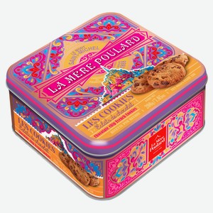 Печенье песочное La Mere Poulard с шоколадной крошкой Франция, 200 г