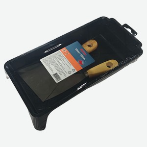 Набор малярный АШАН Красная птица, 2 шпателя + лоток