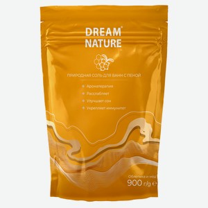 Соль для ванн с пеной Dream Nature Облепиха и Мед, 900 г