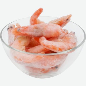 Креветки Королевские в панцире с/г вареномороженые вес, Россия