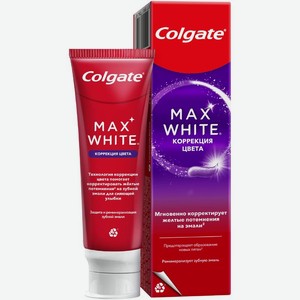 Зубная паста Colgate Max White Коррекция Цвета 75мл, 99 г