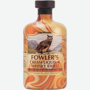 Ликер Fowler’s Cream сливочный эмульсионный 19% 0.5л, 500 мл
