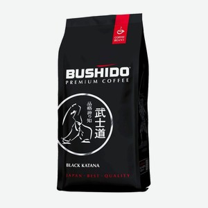 Кофе Bushido Black Katana арабика в зернах 227г, 227 г