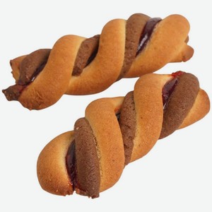 Печенье Чакилайфф Косичка со вкусом черной смородины, Цена за 100 г