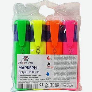 Текстовыделители Attomex 4 шт.