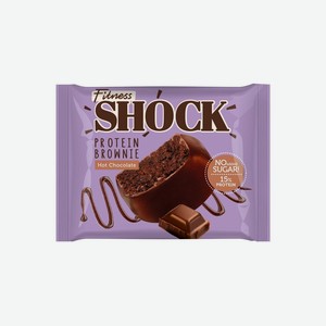 Бисквит протеиновый FitnesSHOCK Брауни Горячий шоколад 50 г