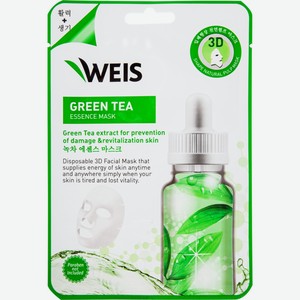 Маска д/лица WEIS Lab с экстрактом зелёного чая, Корея, 23 г