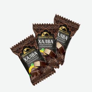 Халва подсолнечная ВОСТОЧНЫЙ ГОСТЬ, Глазированная, 100г