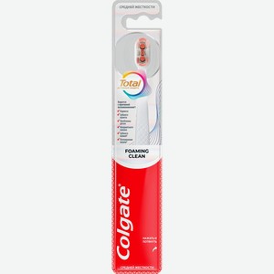 Зубная щетка COLGATE Total Пенная чистка, средней жесткости