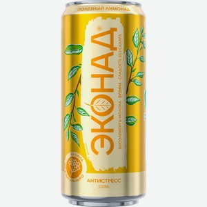 Напиток ЭКОНАД Антистресс на основе молочной сыворотки с экстрактом бузины, без змж, 330мл