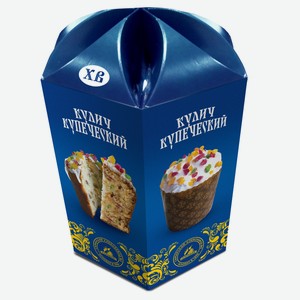 Кулич пасхальный «Самарский хлебозавод №5» Кекс Купеческий с цукатами, 330 г