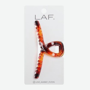 Краб для волос LAF петля коричневый