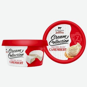 Сыр плавленый White Cheese From Zhukovka Cream Collection Camembert 28%, 125г