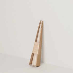 ALDECANDLES Свеча коническая 24см, цвет: айвори