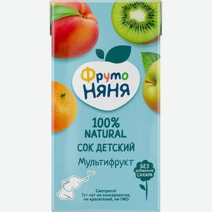 Сок Фрутоняня мультифруктовый неосветленный с 3-х лет 500мл
