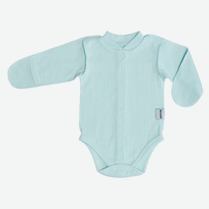 Боди для новорожденных «Амелли» бирюзовое, размер 62