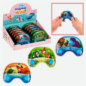 Игра с водой 1TOY с изображением животных, 1 шт в ассортименте