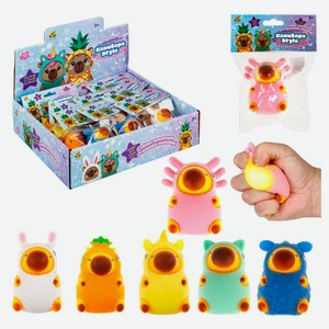 Игрушка антистресс 1TOY Модная капибара, 1 шт в ассортименте